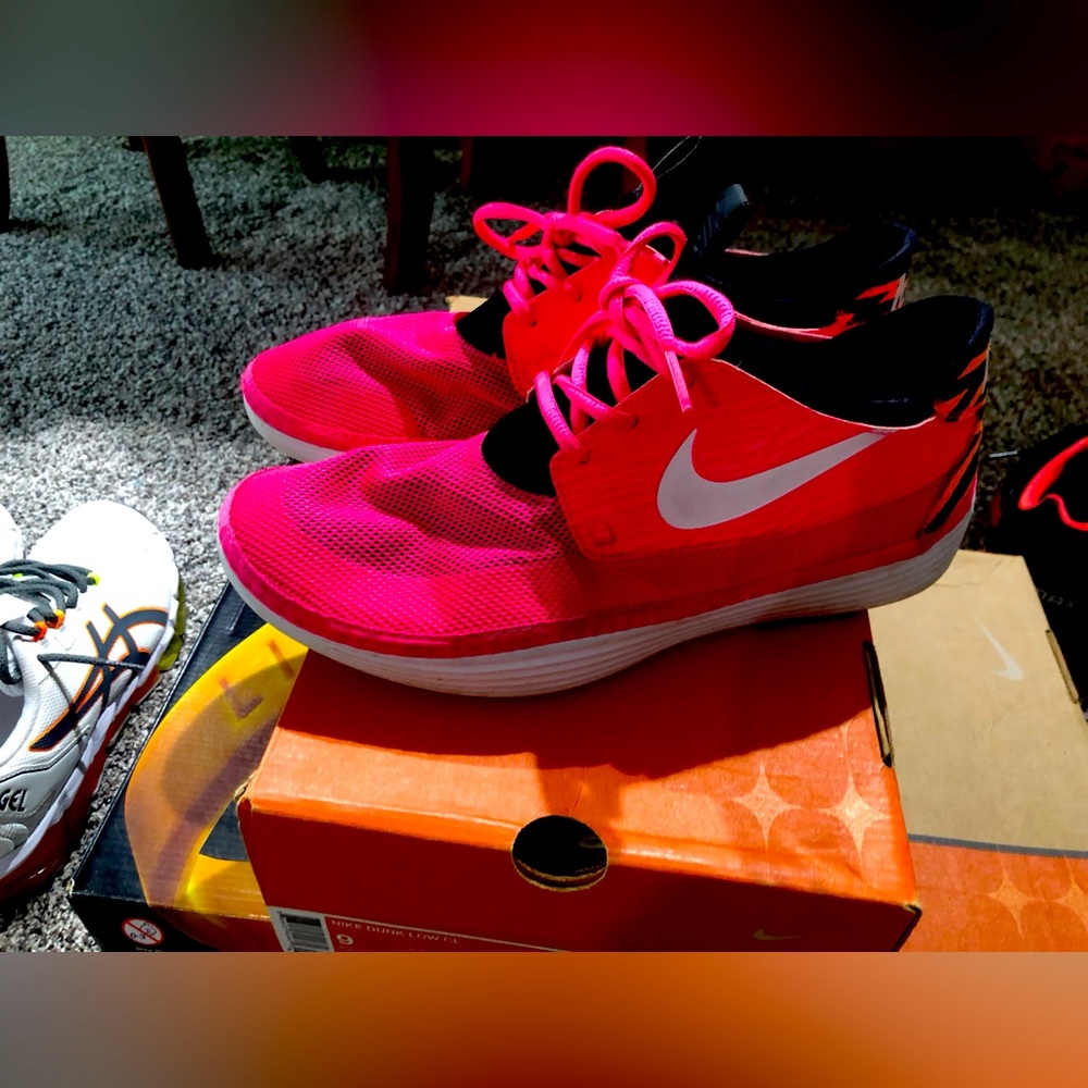 Nike solarsoft moc Roshe Jordan neon rare